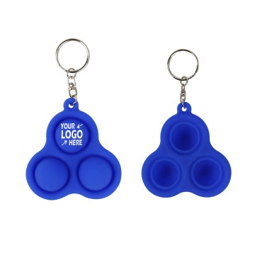 UFO Push Pop Bubble Keychain